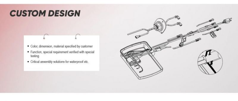 Customized OEM & ODM Molding RF Coaxial Cable Assembly for Romote Conference System