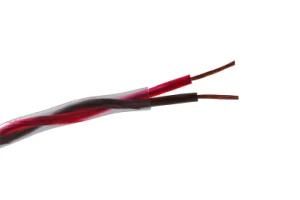 Speaker Cable Transparent Black/Red