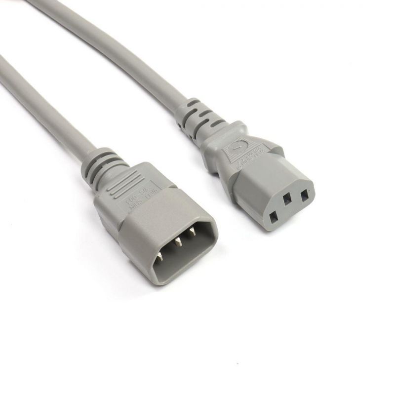 Ws-003 Three Pins Power Cord Plug Male to Female Cable Assembly