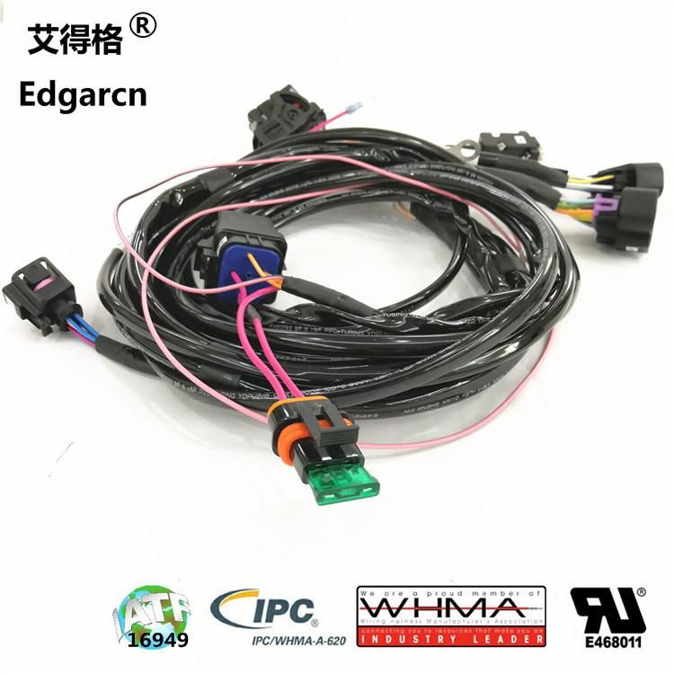 Te Connector Connect 24AWG&18AWG Industrial Custom Electric Cable Harness