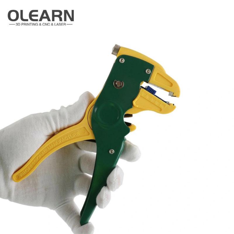 Olearn Cable Wire Stripper Automatic Crimper Cutter Adjust for Stripping Plastic Rubber