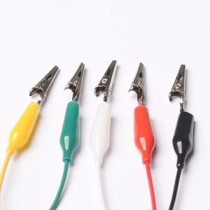Double Ended Five Color Alligator Clip Electrical DIY Test Leads