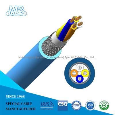 Blue or Customized Color Railway Rolling Stock Cable for Electrical Cabinet Wiring