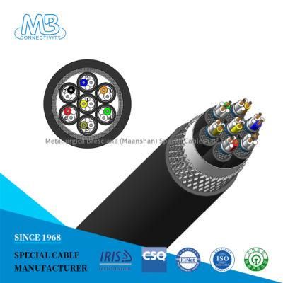 15.60mm Casing Diameter Railway Rolling Stock Cable for Process Control
