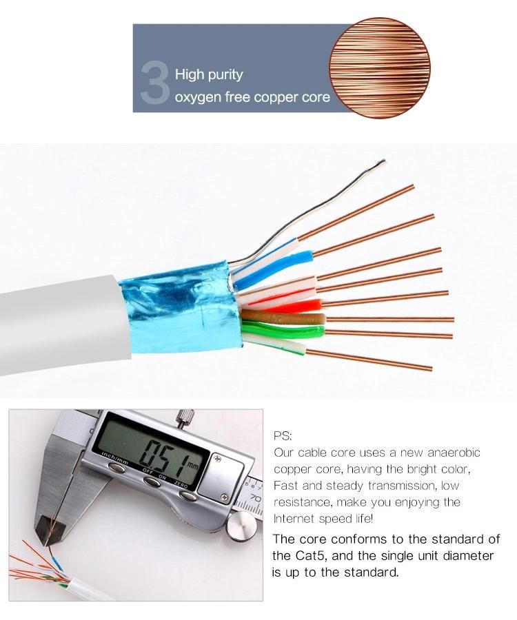 1000FT Roll 4 Pair LAN Cable Manufacturer FTP Cat5e Cable