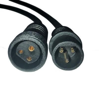 IP67 3 Pin Male Female Waterproof Connector High Voltage for Street Light