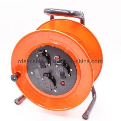 4 Sockets &ndash; Protection Class IP54 Cable Type H05rr-F 3G1.5 &ndash; Cable Reel Cable Drum Construction
