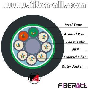 96 Fibers Gyfts Fiber Optical Cable with Non-Metal Central Member