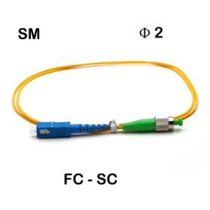 Sc/FC &phi; 2 MTP MPO Fanout Cable, Patch Cord, Fiber Optic