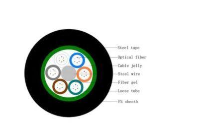 Fcj Opto Tech Aluminum Armored Duct Aerial Flame-Retardent Sheath Fiber Optic Cable (GYTZS)