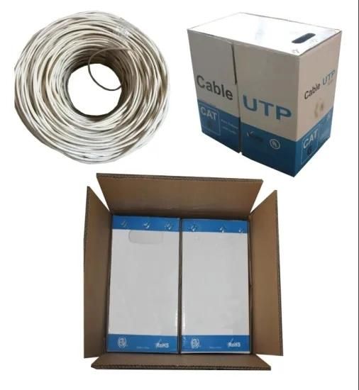 UTP 4pr Cat5e 24AWG 305m PVC with Frls LAN Cable