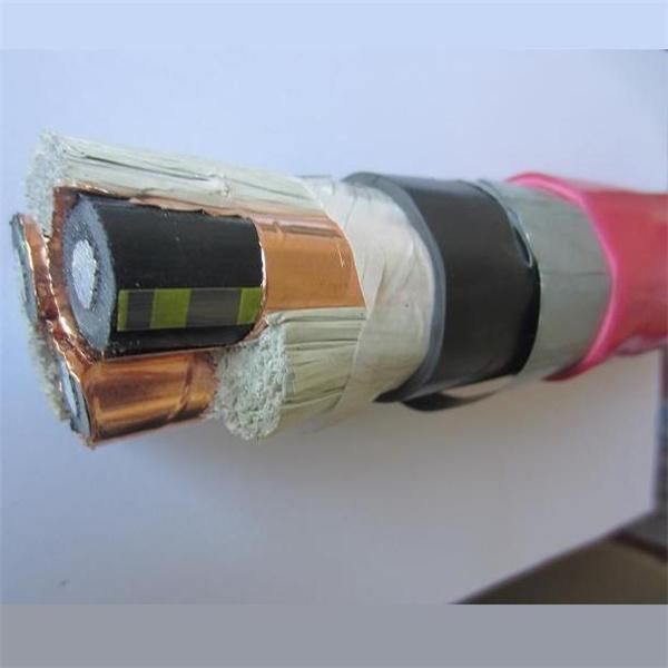 Galvanized Steel Wire Armour Three Core 33kV Copper Al Power Cable