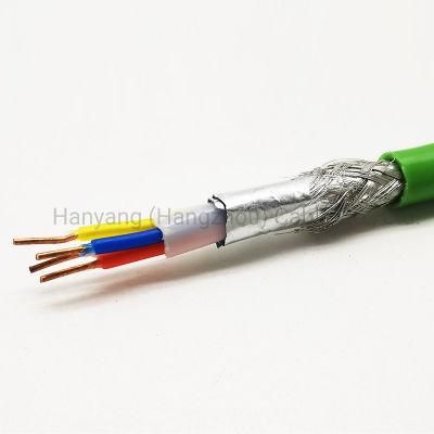4 Core 22AWG Ethernet Wire Profinet Bus Cable 6xv1840-2ah10 for Industrial Control Systems