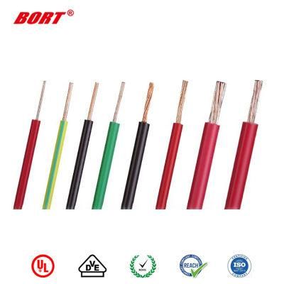 Single Bare Conductor FEP Insulated Flat Lead Free Cords Electric Wire