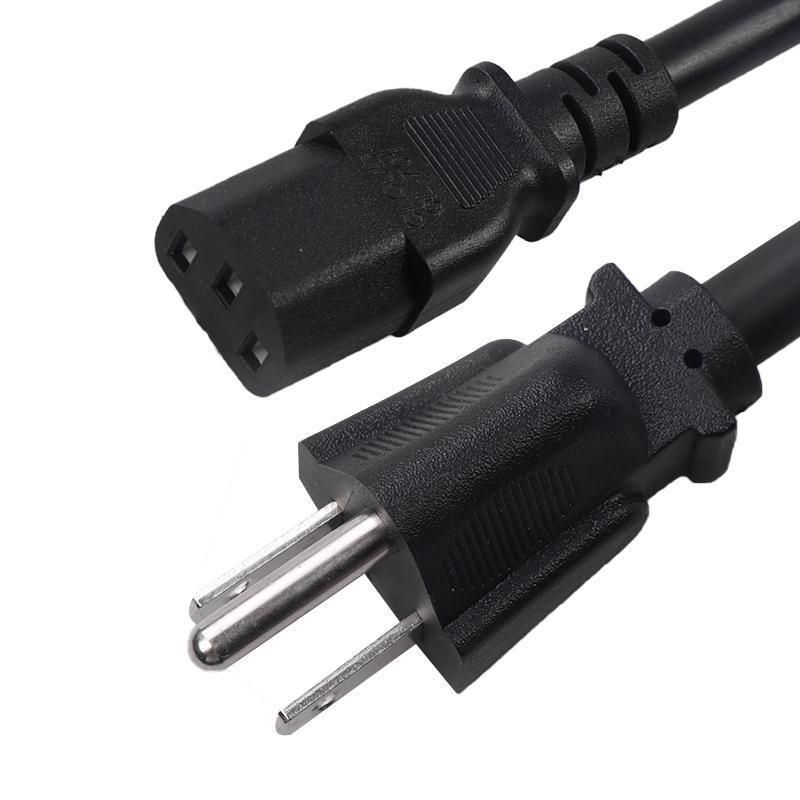 American 3pin AC Power Cord NEMA 5-15p Plug with UL Approval Power Supply Cord