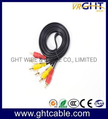 3RCA to 3RCA Male to Male Copper Audio Cable