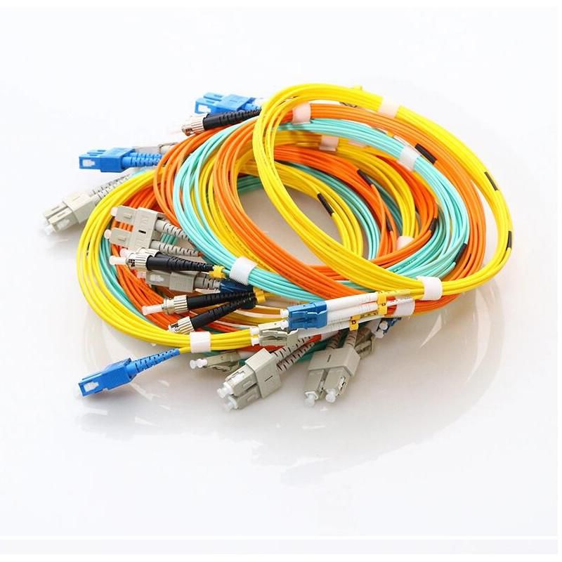 FTTH LC Upc to FC Upc Duplex Single Mode mm G657A Customized Fiber Optic Patch Cord Fiber Jumper Cable