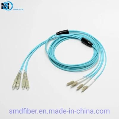 LSZH Om3 LC/Upc-Sc/Upc 2.0mm-4c Branch Fiber Optic Cable