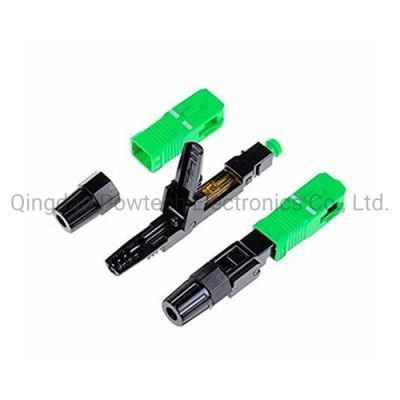 Sc/ APC Endface Type and Singlemode Fiber Type Fiber Quick Connector