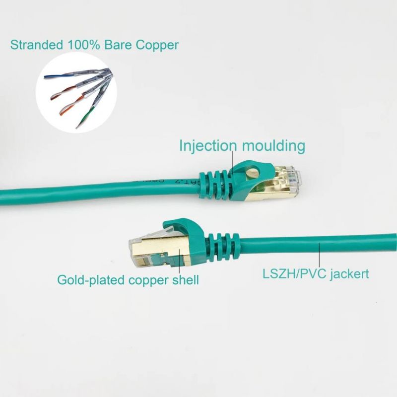 Superior Quality Cat7 Ethernet LAN Cable Networking Cable Patch Cord Copper Conductor