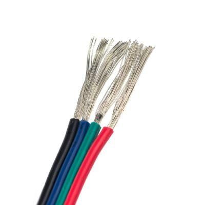 UL2468 Bare Copper Conductor 2 Core 16 AWG Solid Conductor Flat Ribbon Cable Electric Wire