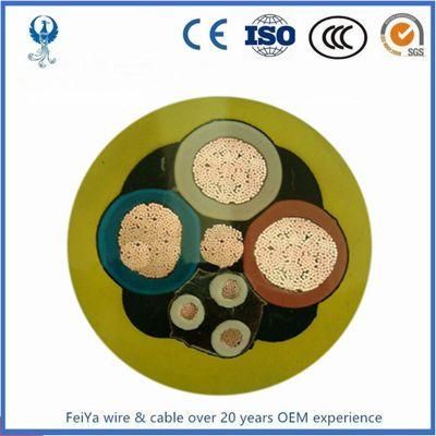 Mine Mobile Crane Electrical Rubber Cable 5 Core Power Cable