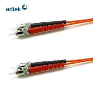 1 Meters Made in China St/Upc-St/Upc Duplex PVC/LSZH 2.0mm 62.5/125 Om1 50/125 Om2 Patch Cord