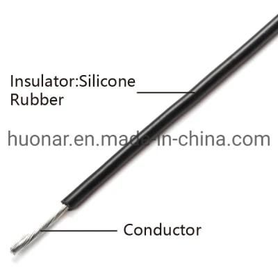 Copper, Tinned Copper Cable, Silver Plated Copper Wire Cable with Silicone Rubber