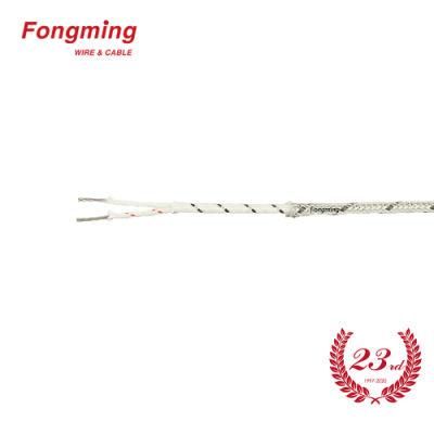 J K Type Fiberglass Braided Thermocouple Shield Cable