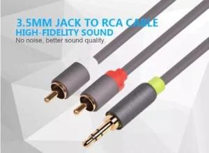 3.5 mm Jack Plug to 2RCA Plug