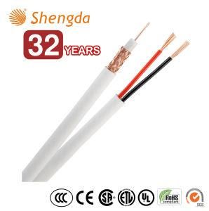 Siamese Rg59+2c Coaxial Cable 2DC for CCTV Black