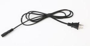 American UL Standard Power Cable Us 2 Pin Power Cord 10A 125V