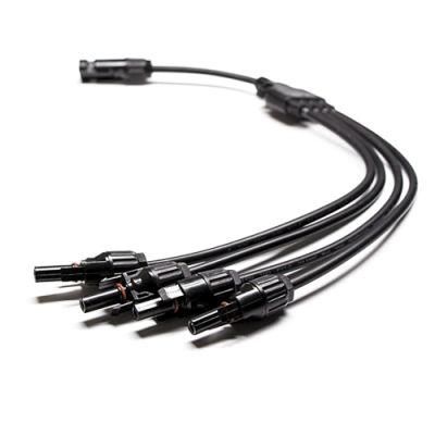 Photovoltaic Systems IP68 Rated 4 Way Mc4 Cable Connector