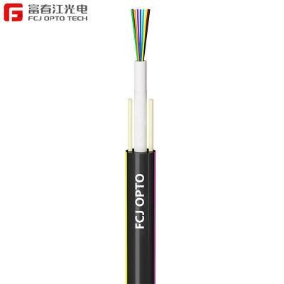 Fcj Opto Tech 29 Years Fiber Optic OEM Manufacturer Supply Non Metallic Flat Structure 12 24 48 Core Gyfxy Cat 5 5e 6 7 Cable