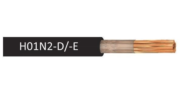 H01n2-D/E with Normal and Improved Flexibilty Polyester Film Separator Tape Rubber Sheathed Welding Electric Cable