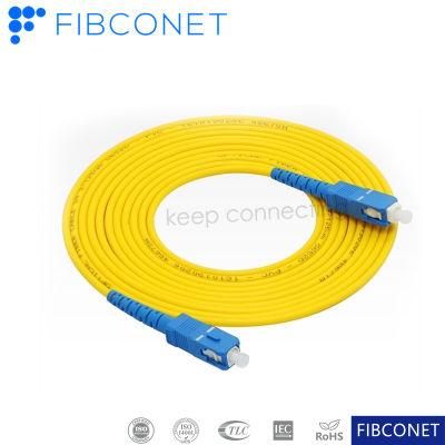 FTTH Sc-Sc Sm Jumper/Patchcord/Patch Cable Fiber Optic Patchcord