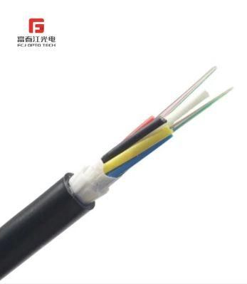 High Fiber Count PE Outer Sheath Loose Tube Filling Compound Single-Mode Outdoor Fiber Optic Cable Gyty