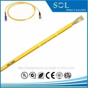 Indoor Tight Buffer Single Core Patch Cord GJFJV Fiber Optic Cable