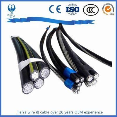 Low/Medium Voltage XLPE Power Cables Bare Aluminium Conductor AAC / ABC Cable