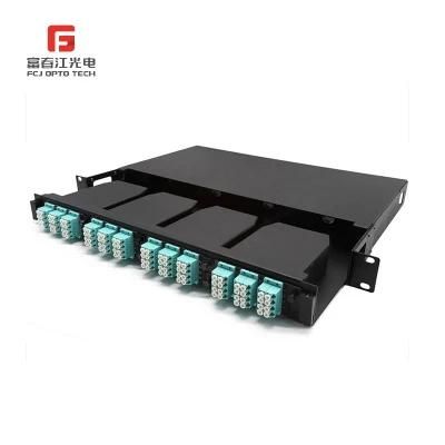 Cassette Type Fiber Optic Coupler 1X8 PLC Splitter Lgx ABS Box Module Inserted with Sc/Ap Fiber Optic Cassette Type PLC Splitter