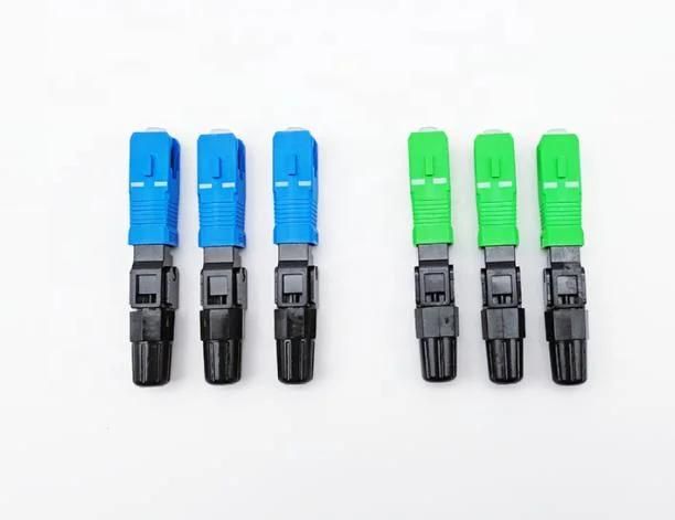 Factory Fiber Optic Sc APC Upc Fiber Optic Fast Connector FTTH Fast Connector Assembly Connector