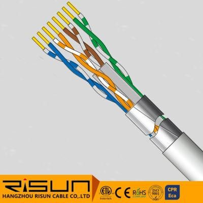U/UTP CAT6A LAN Cable 4 Twisted Pair for Networking Communication