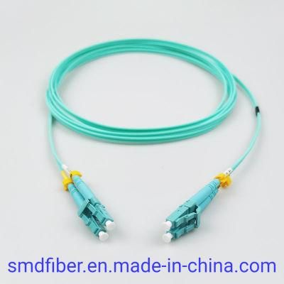 Duplex LC Patchcords Om3 Single Mode Cable Fiber Optic Patch Cord for FTTH