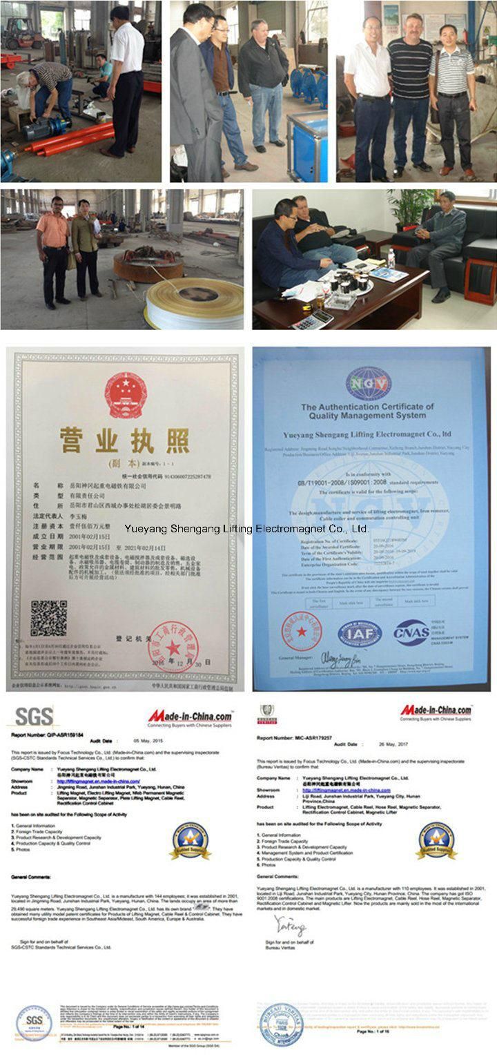 Spring Type Cable Reel for Power Cable on Crane
