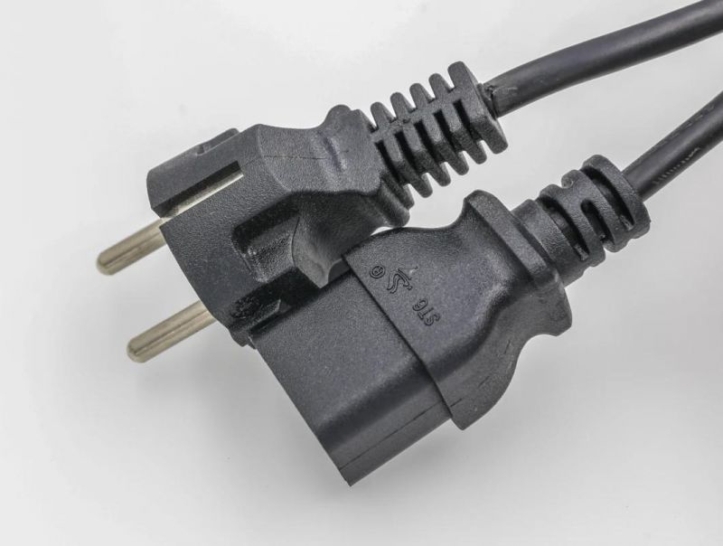Italy Imq Certified Power Cord, Italy Two Heart Plug, Italy Two Round Pin Plug 250V 10A