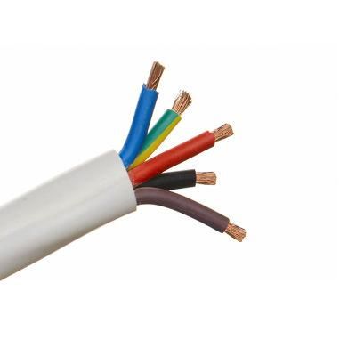 PVC Cable 5 Cores 1.0mm 1.5mm 2.5mm Flexible Multi Conductor Electrical Cable