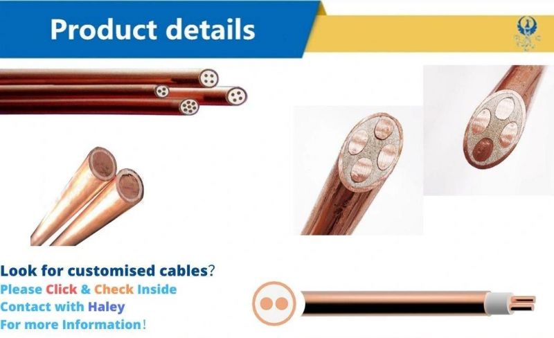 PVC Elevator Cable Micc Heavy Duty Mineral Insulated Cable 750V Fire Resistant Power Aluminium Control Electric Wire Coaxial Waterproof Rubber Cable