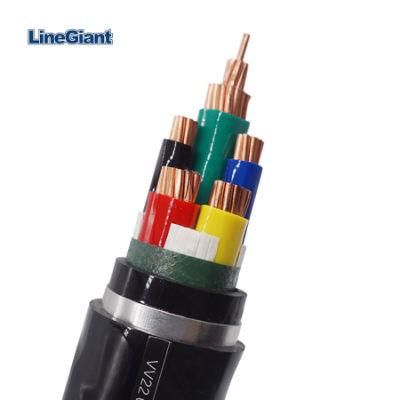 3+2 Solid Copper Armoured Power Cable (ZA-VV22) / Cu XLPE Swa PVC Power Cable Electrical Wires Underground Cables Low Price