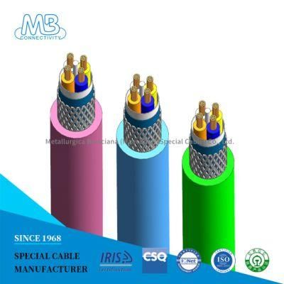 1.50mm Insulation Diameter Railway Rolling Stock Cable with Aluminium Foil Shield Material