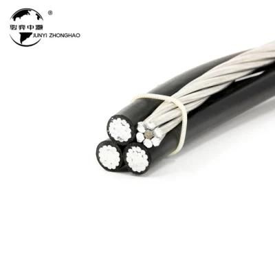 12AWG 4 Cores Aluminum Conductor Aerial Bundled Cable ABC Cable